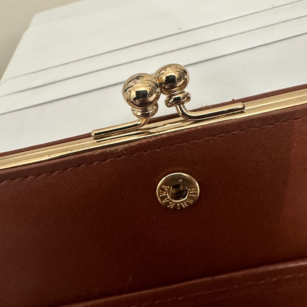 Vintage BURBERRY'S Plaid Print Compact Wallet 284$ Clippers ball. Coins wallet - Picture 5 of 14
